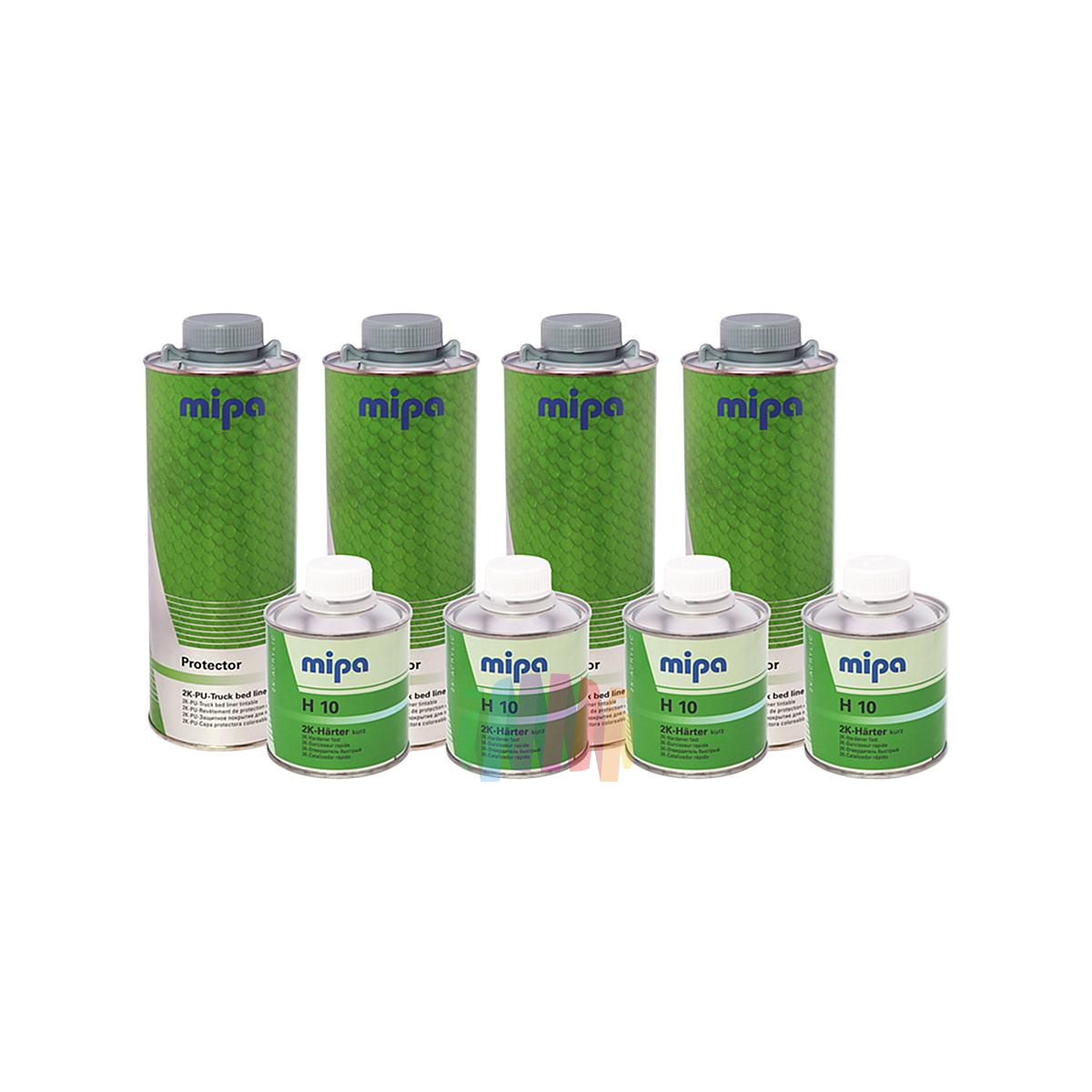 Mipa Защитное полиуретан-акриловое покрытие 2K Protector Set (колеруемое) 1