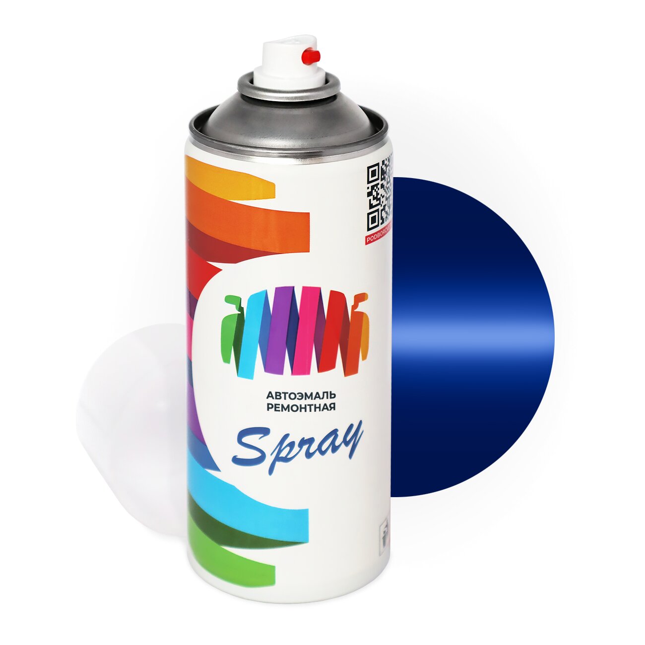 Аэрозольная краска для Volvo (Вольво) «Azul Royal», код цвета 1616 (синий), базовая автоэмаль, баллончик 520 мл.