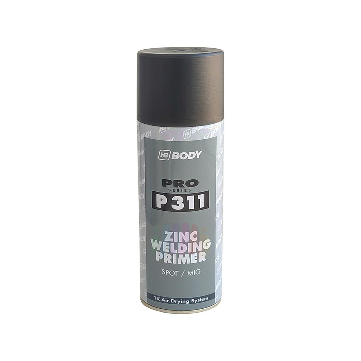 BODY P 311 Zinc Welding Primer Антикоррозийный провариваемый автомобильный грунт с цинком аэрозоль 400 мл.