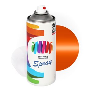 Аэрозольная краска для DAF (ДАФ) «Orange», код цвета 1886849, CD198, H9374 (оранжевый), базовая автоэмаль, баллончик 520 мл.