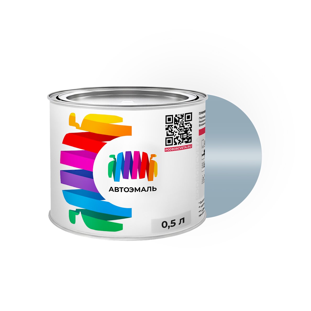 Автоэмаль Ford (Форд) «L.Blue», код цвета KAHAXPD (синий), акриловая краска 0,5 л.