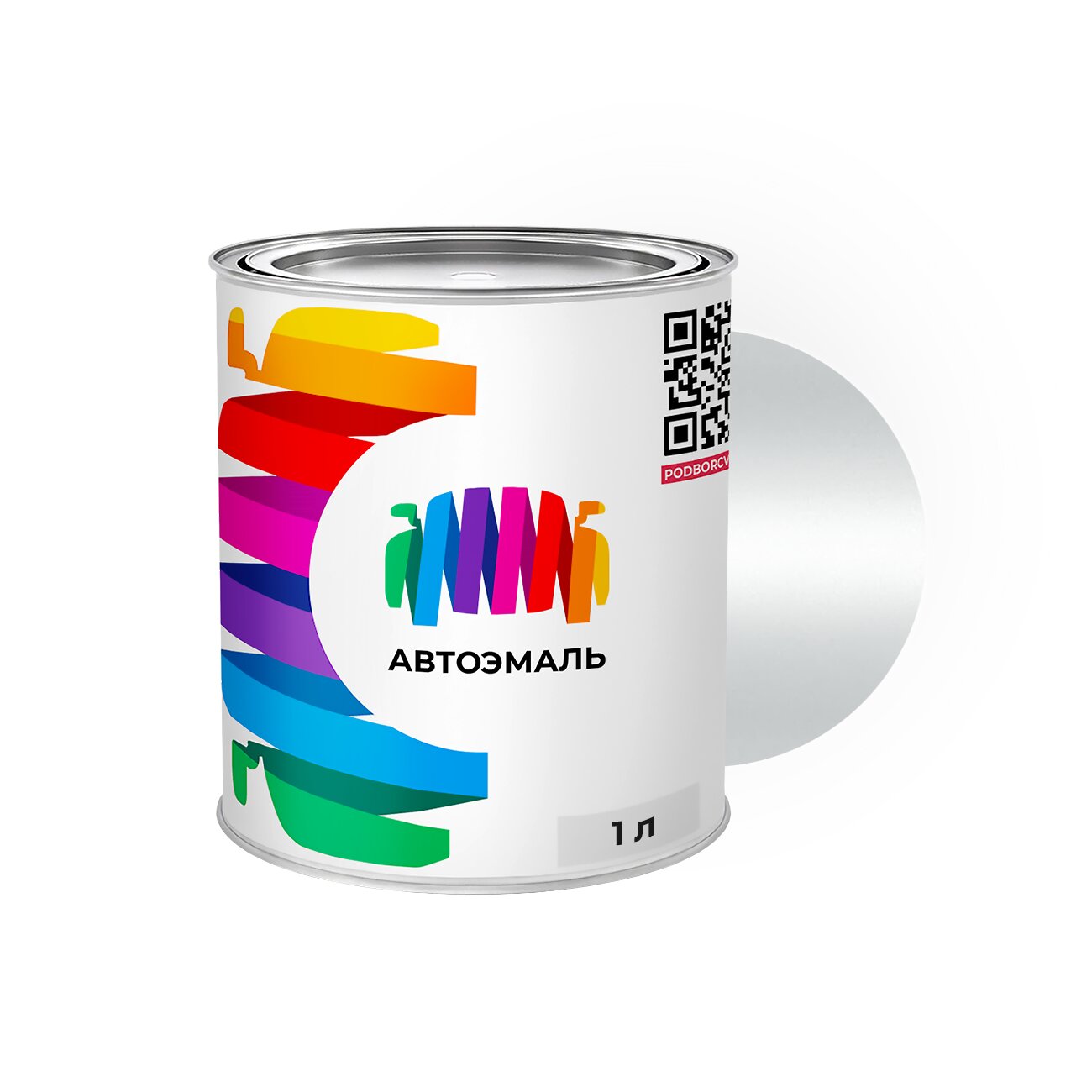 Автоэмаль Mazda (Мазда) «New White», код цвета 1U (белый), базовая краска 3 сл. 1 л.