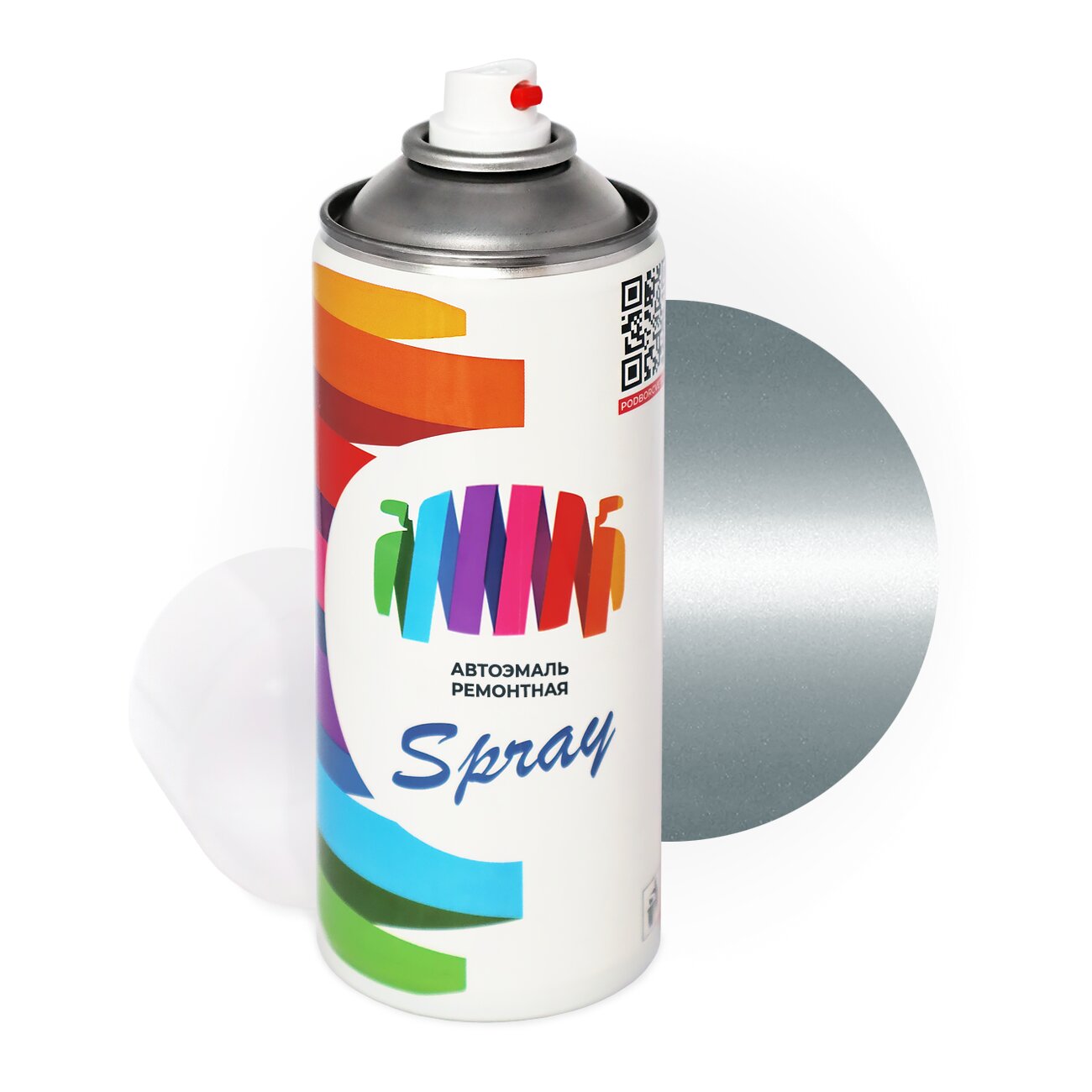 Аэрозольная краска для BMW (БМВ) «Silverstone II», код цвета A29, WA29 (серый), базовая автоэмаль, баллончик 520 мл.