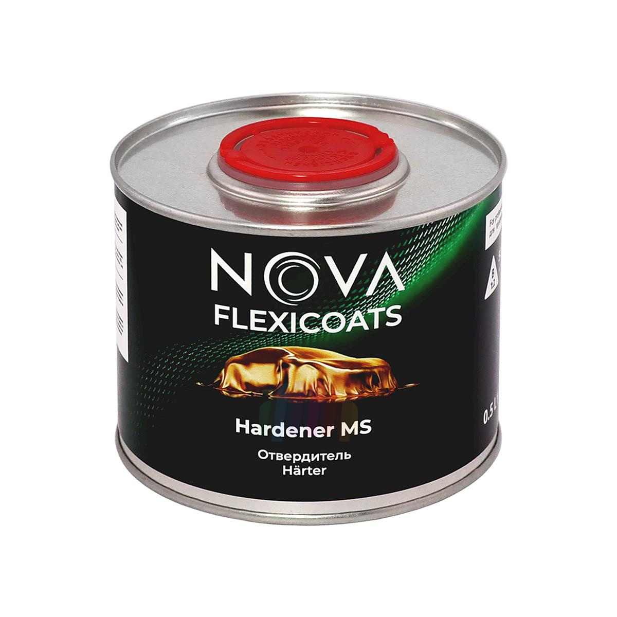 Глянцевый бесцветный акриловый автомобильный лак NOVA Flexicoats 2+1 MS 1 л. с отвердителем 0,5 л. 5