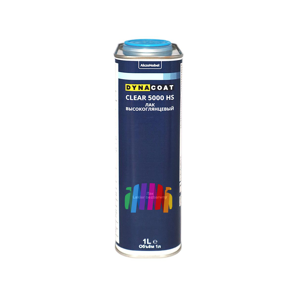 Высокоглянцевый лак Dynacoat Clear 5000 High Gloss HS 1 л. с отвердителем Flexi Medium 0,5 л. 3