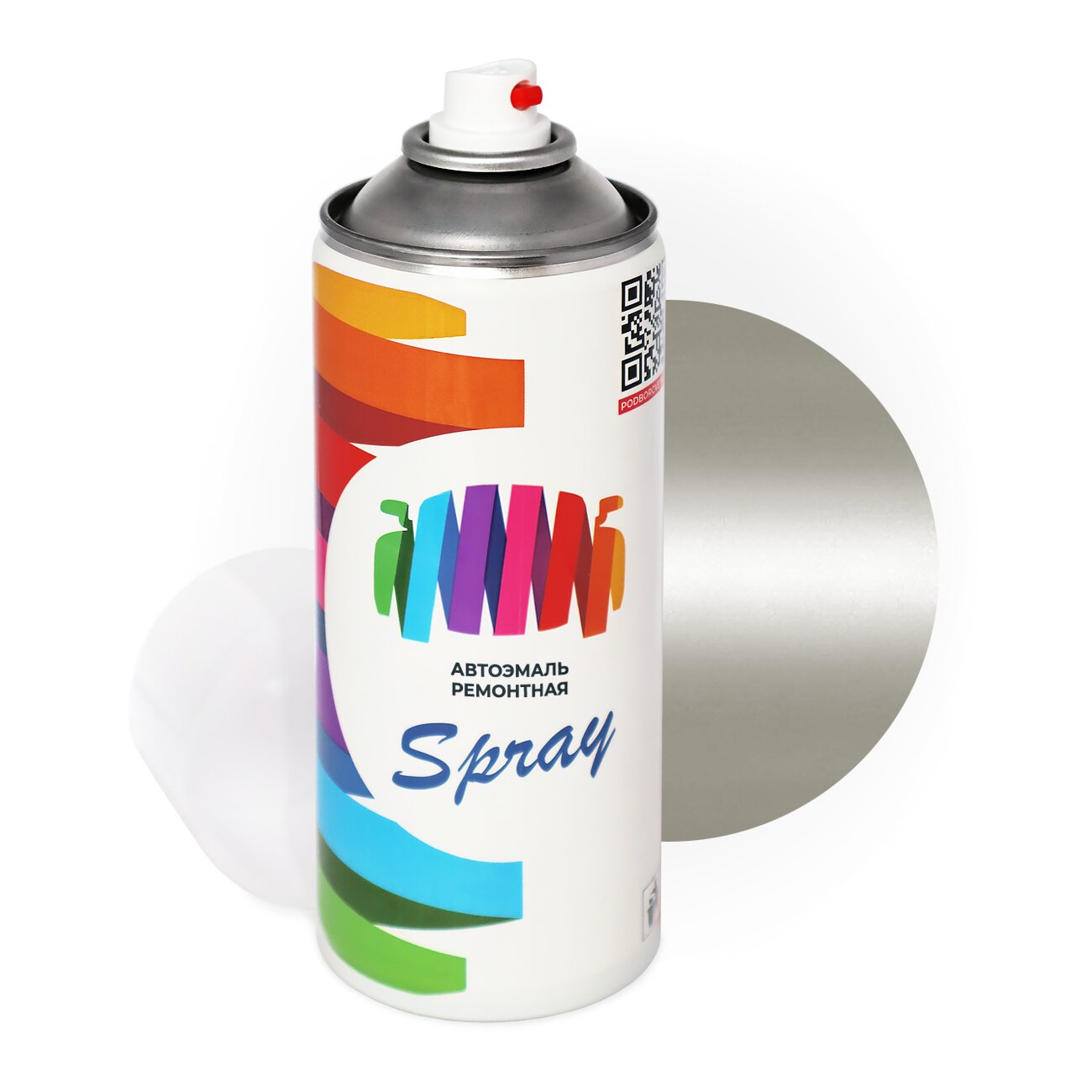 Аэрозольная краска для Toyota (Тойота) «Ivory Pearl», код цвета 066 (белый), базовая автоэмаль 3 сл., баллончик 520 мл.