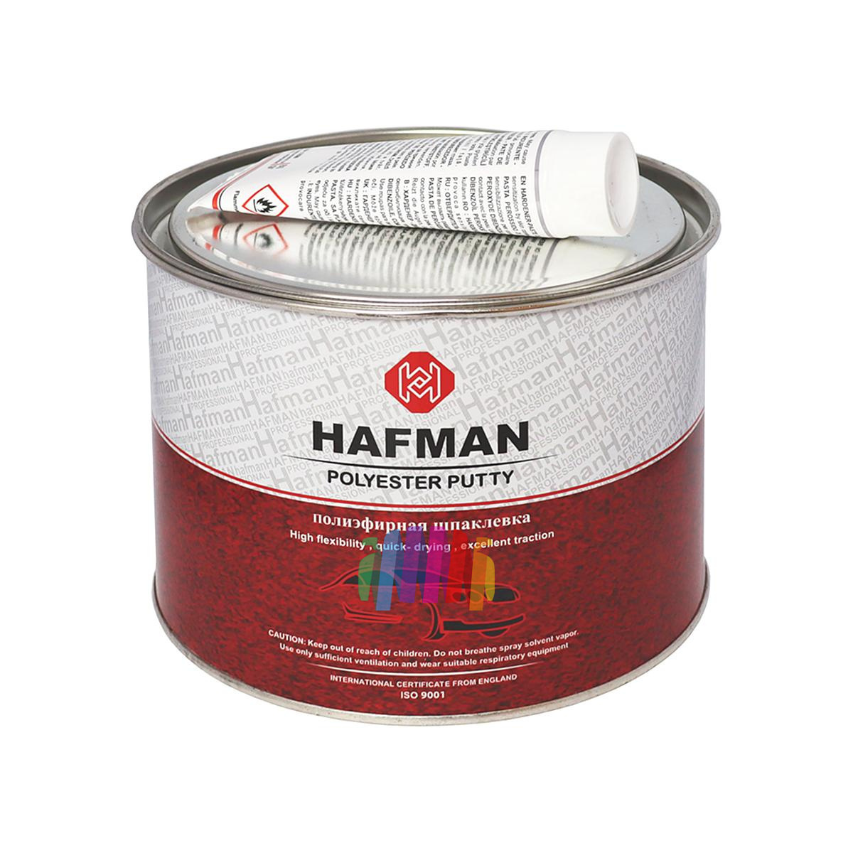 Шпатлевка универсальная автомобильная Hafman Polyester Putty 4 кг.