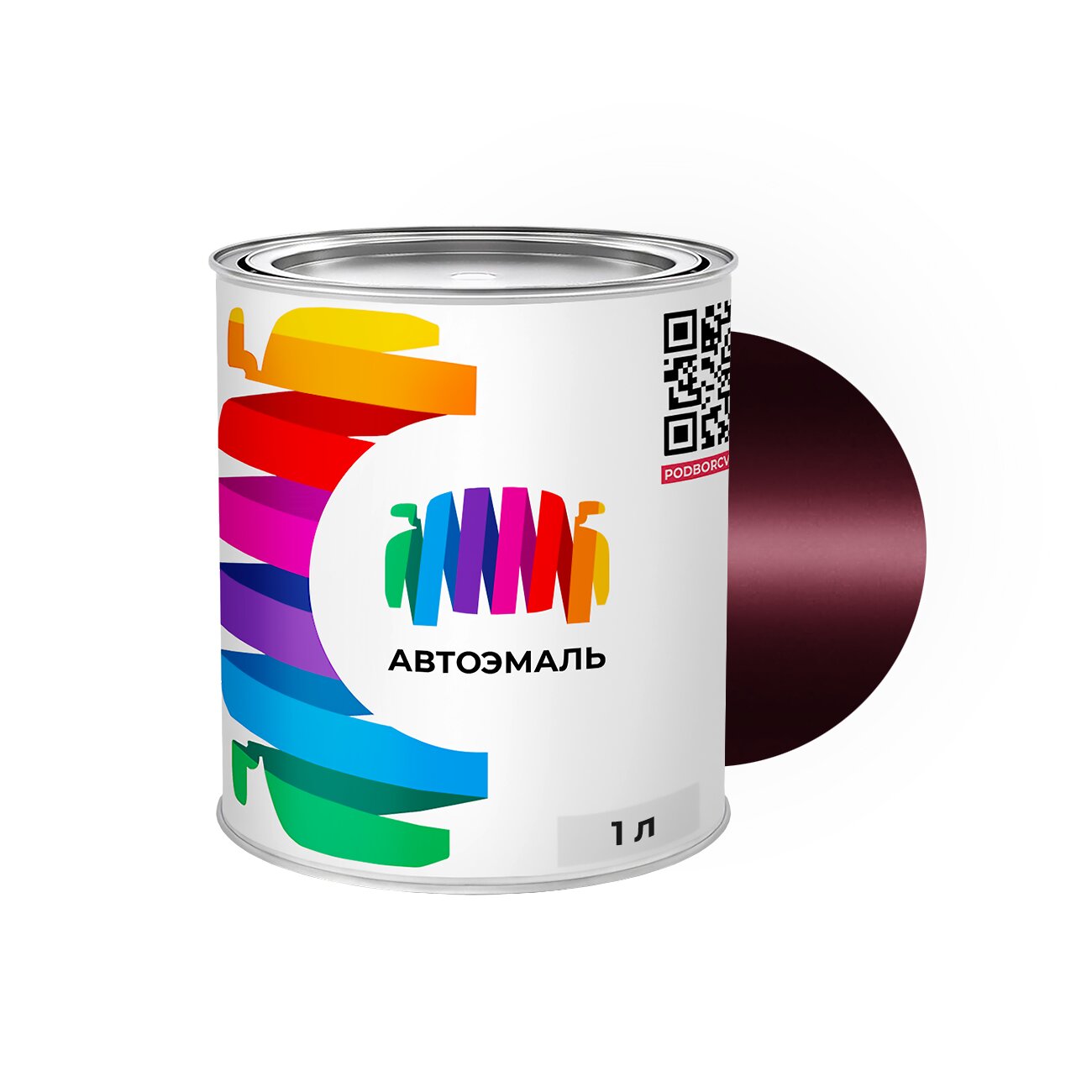 Автоэмаль Mazda (Мазда) «Aroma Red», код цвета 18U (красный), базовая краска 1 л.