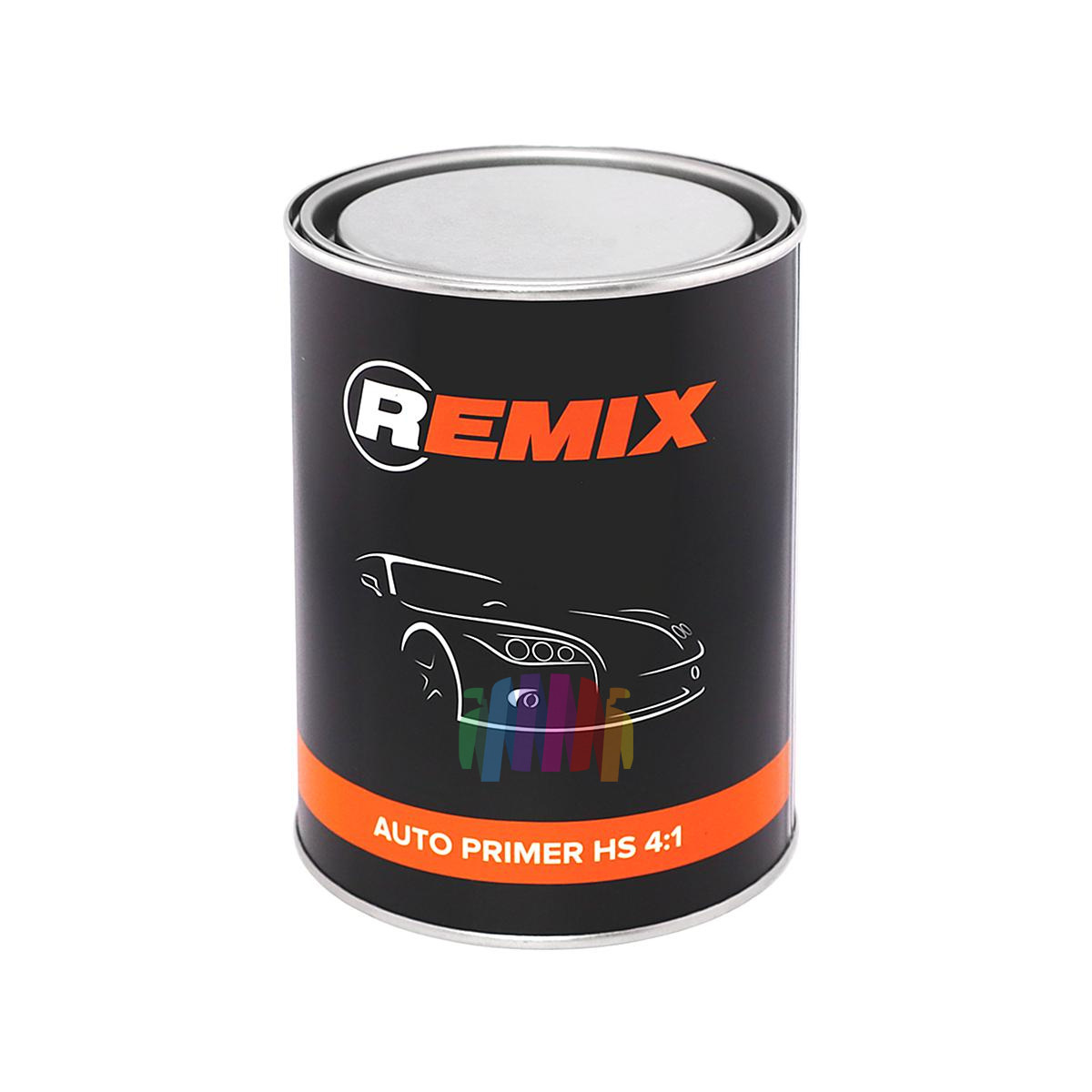 Грунт акриловый автомобильный Remix 2K Auto Primer HS 4:1 серый 0,8 л. + с отвердителем 0,2 л. 3