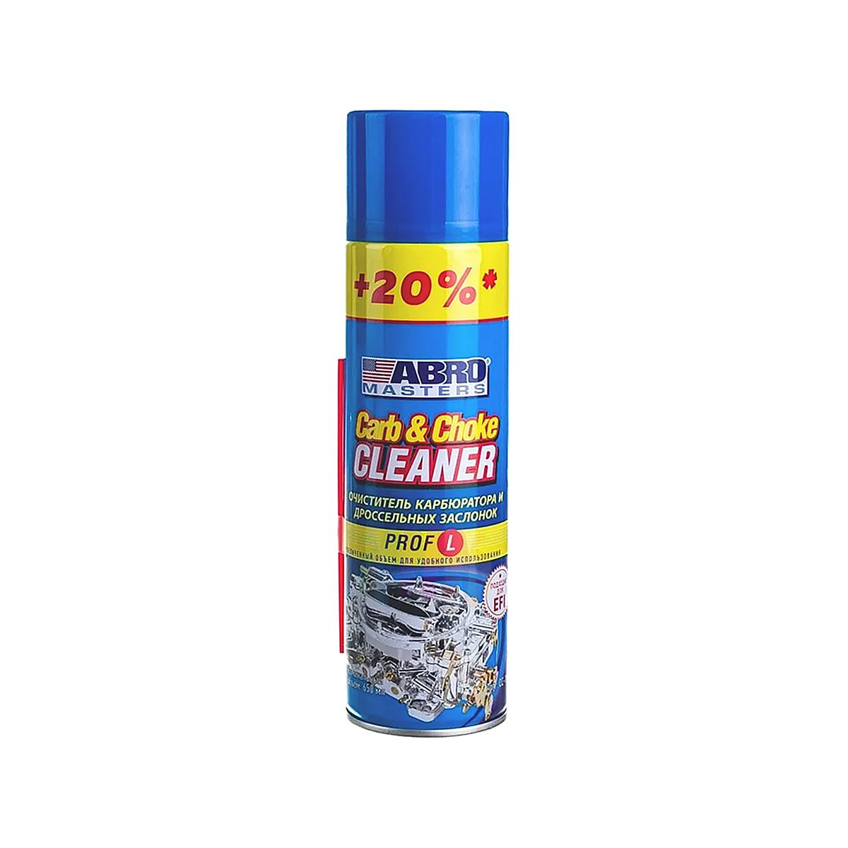ABRO Masters CC-110-RW Carb & Choke Cleaner Эффективный очиститель карбюратора и дроссельных заслонок абро аэрозоль 340 г. (+20%)