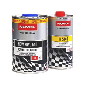 NOVOL Novacryl 2+1 540 SR Лак акриловый автомобильный 1 л. с отвердителем 0,5 л.