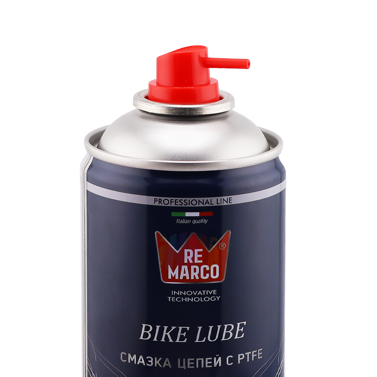 Смазка для цепей с PTFE (тефлоновая с индикатором нанесения) Re Marco RM-764 аэрозоль 400 мл. 001-03