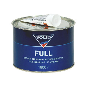 SOLID Full Наполнительная среднезернистая шпатлевка 1,8 кг.