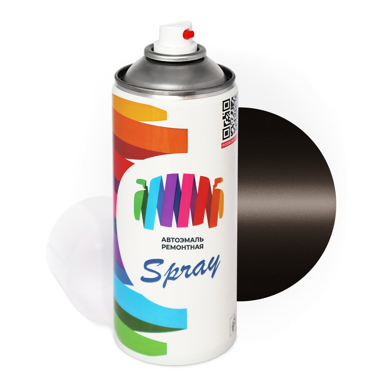 Аэрозольная краска для Opel (Опель) «Brown», код цвета 40P, AKU, L-40P (коричневый), базовая автоэмаль, баллончик 520 мл.