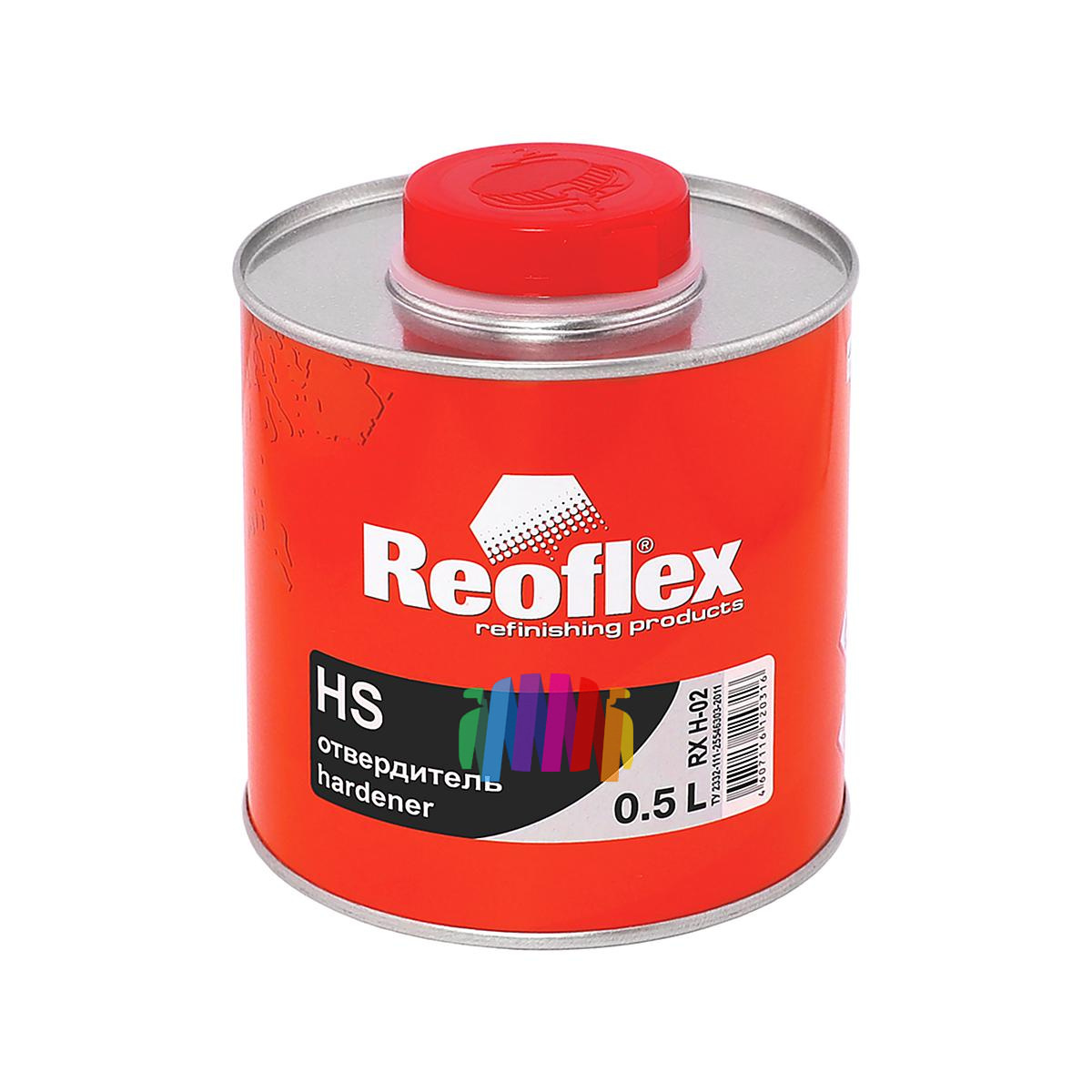 Лак акриловый автомобильный Reoflex RX C-02 HS 2+1 Clear Premium 1 л. с отвердителем 0,5 л. 5