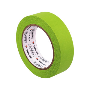 VOLCA Green Маскировочная малярная лента 40 м. термостойкость до 90 C