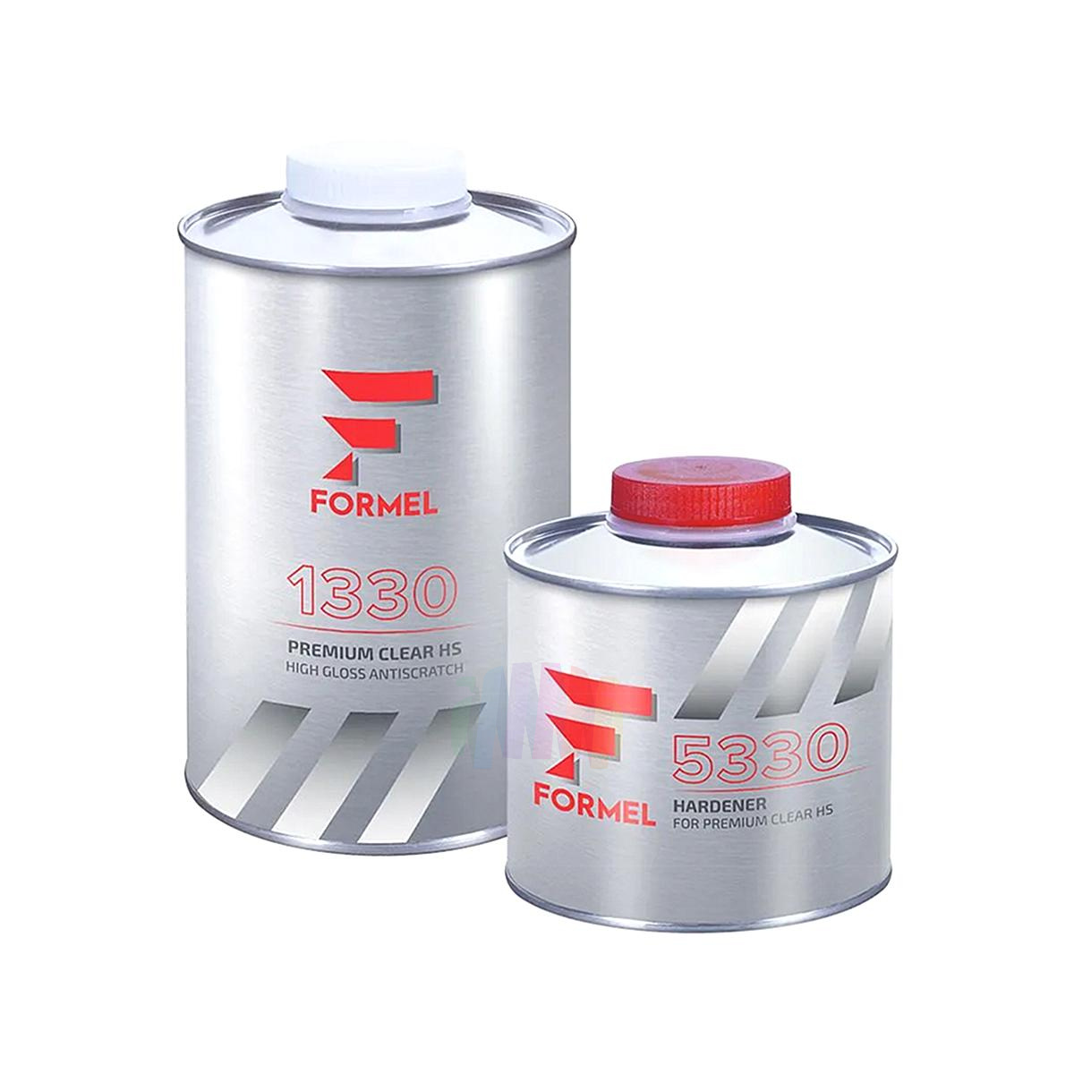 FORMEL 1330 Premium HS High Gloss Antiscratch Лак акриловый 1 л. с отвердителем 0,5 л.