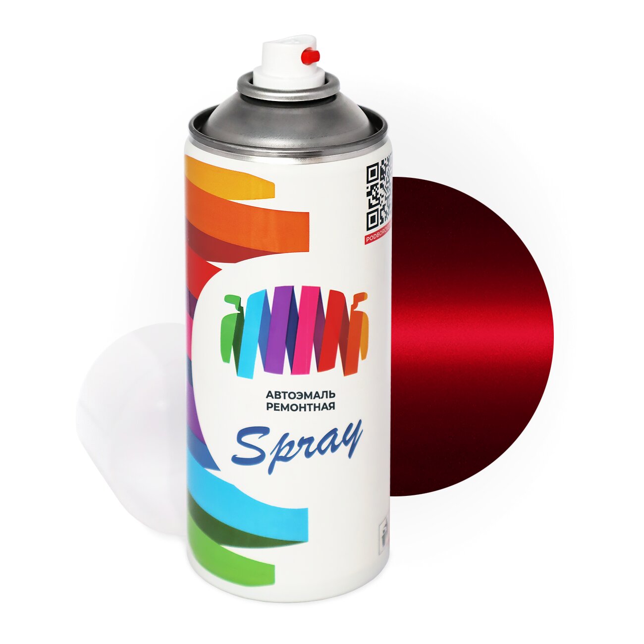 Аэрозольная краска для Proton (Протон) «Flame Red», код цвета E29 (красный), базовая автоэмаль, баллончик 520 мл.