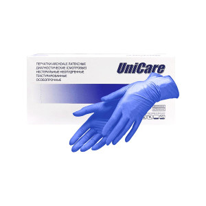ARCHDALE Unicare Перчатки латексные особопрочные синие, 25 пар.