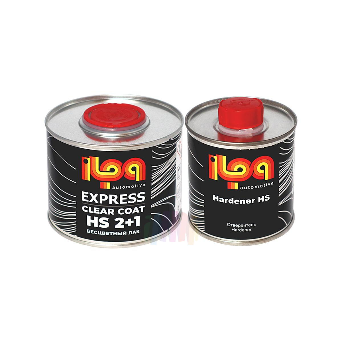 ILPA Express 2+1 НS Быстрый автомобильный лак 0,4 л. с отвердителем 0,2 л.