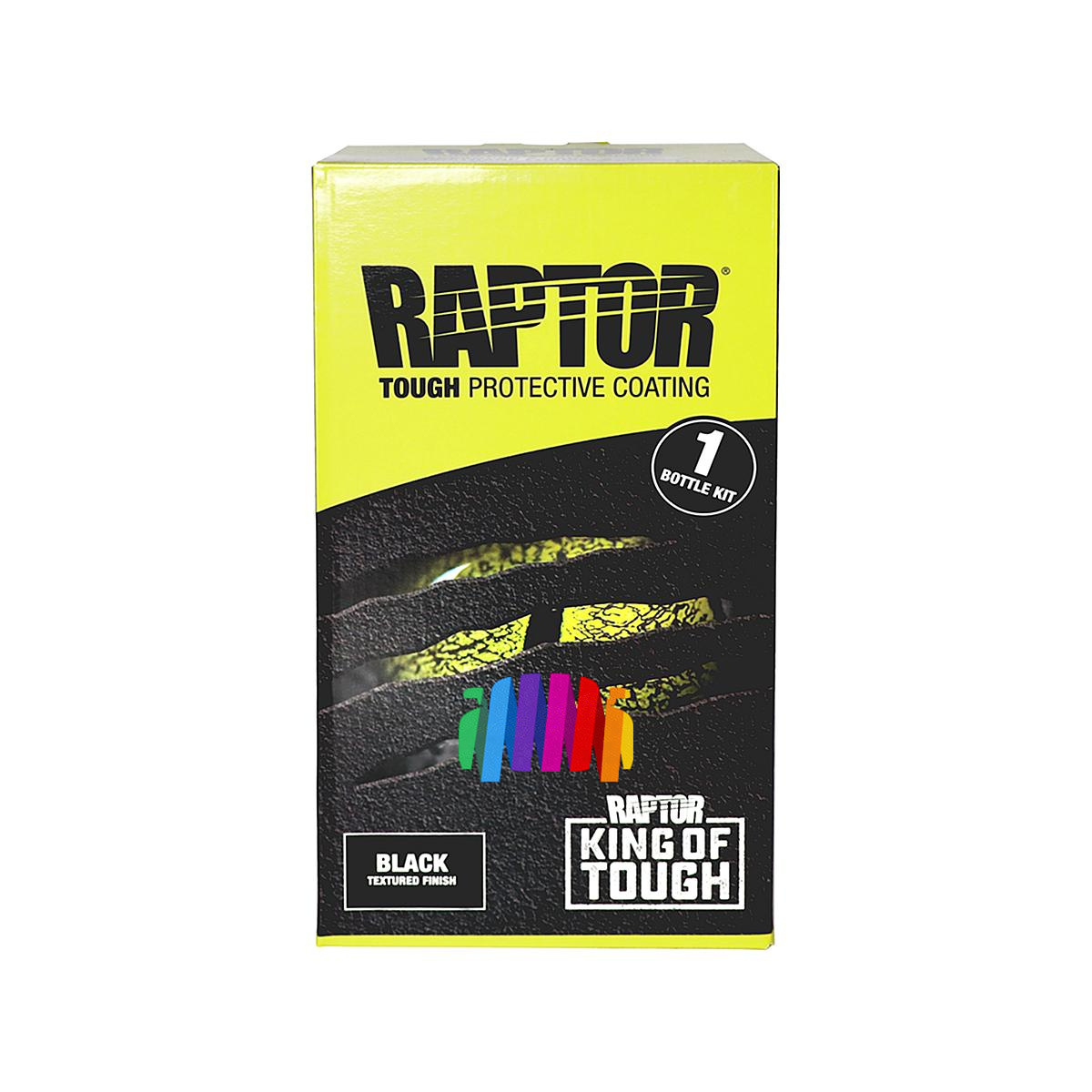 Защитное покрытие раптор U-POL RLB/S1 Raptor Black черное 750 мл. с отвердителем 0,25 л.