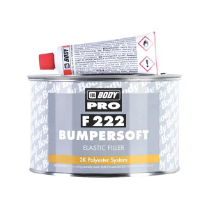 HB BODY F222 Bumpersoft Elastic Filler Автомобильная шпатлевка наполнитель по пластику 1 кг.