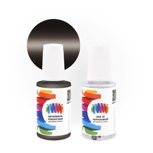 Подкраска для Lincoln (Линкольн) «Riviera Sands Lt. Brown», код цвета FWCEWHA, H5, M7335 (коричневый), базовая автоэмаль с кисточкой от сколов и царапин, штрих-корректор 20 мл.