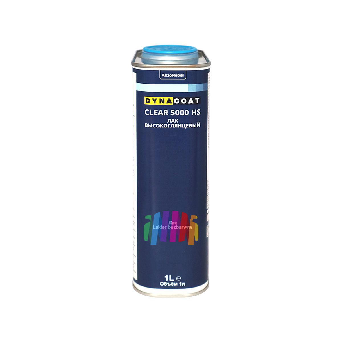 Высокоглянцевый лак Dynacoat Clear 5000 High Gloss HS 1 л. с отвердителем Flexi Medium 0,5 л. 3