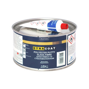 DYNACOAT Polyester Putty Glass Fibre Шпатлевка автомобильная со стекловолокном 1,6 кг.