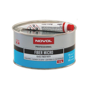 NOVOL Fiber Micro Glass Putty Шпатлевка со стекловолокном (микростекловолокно) 1,8 кг.