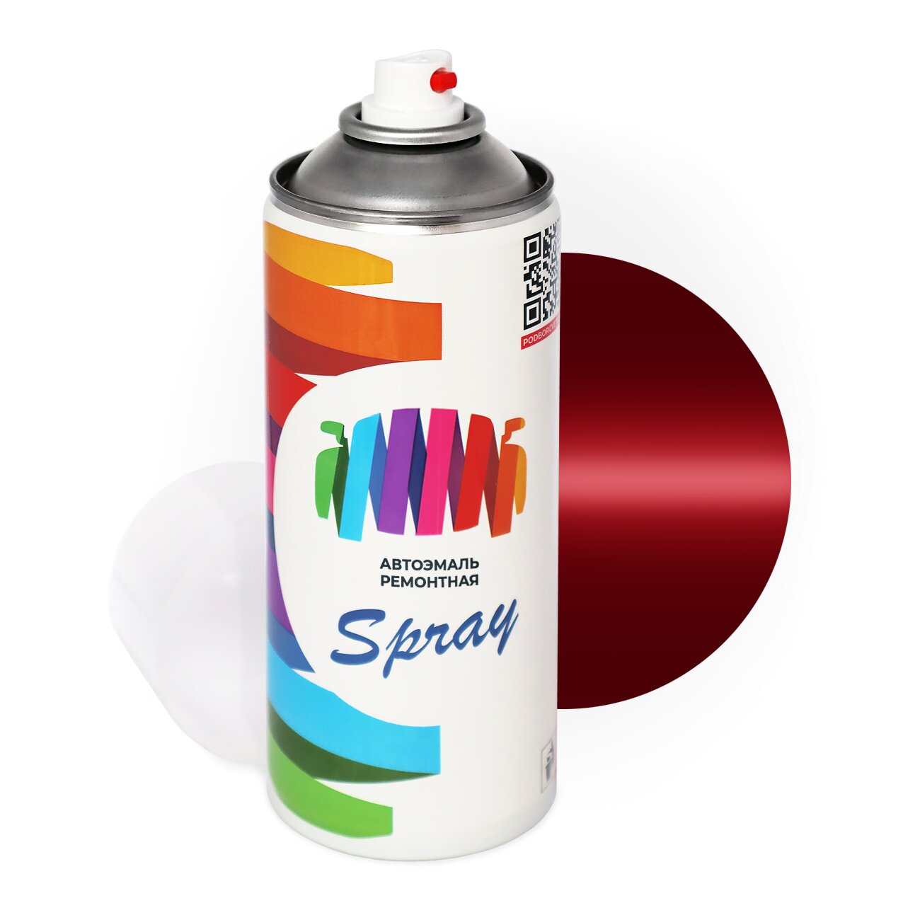 Аэрозольная краска для Mercury (Меркури) «Med. Scarlet-stripe», код цвета FA3876, M3413 (коричнево-красный), базовая автоэмаль, баллончик 520 мл.