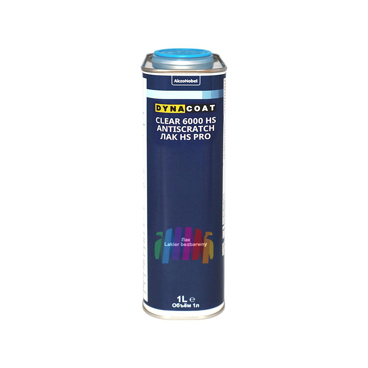 Лак против царапин Dynacoat Clear 6000 HS Pro Antiscratch 1 л. с отвердителем Flexi Medium 0,5 л. 3