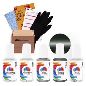 Ремкомплект для Daihatsu (Дайхатсу) «Grayish Grn (int.)», код цвета 5670 (зелено-серый), базовая автоэмаль, набор для ремонта сколов и царапин