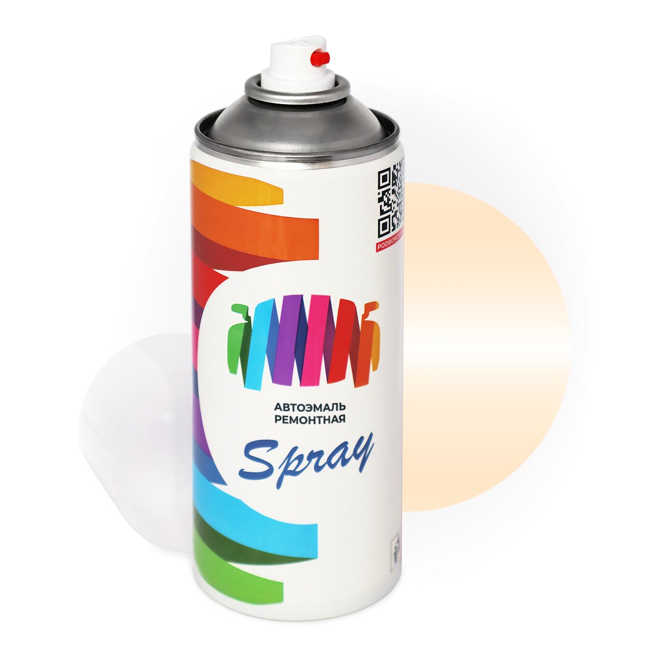 Аэрозольная краска для Ford (Форд) «Almond Ivory», код цвета FG (белый), базовая автоэмаль, баллончик 520 мл.