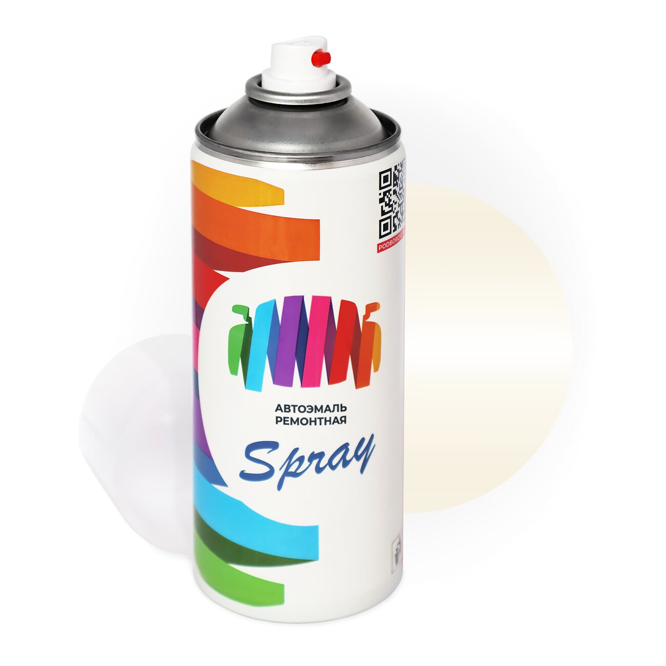 Аэрозольная краска для Volvo (Вольво) «Kaliforniaweiss», код цвета 42 (коричнево-серый), акриловая автоэмаль, баллончик 520 мл.