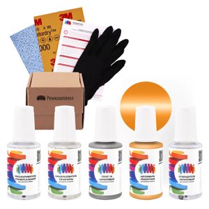 Ремкомплект для Alfa Romeo (Альфа Ромео) «Beige Cipria», код цвета 840 (коричнево-оранжевый), акриловая автоэмаль, набор для ремонта сколов и царапин