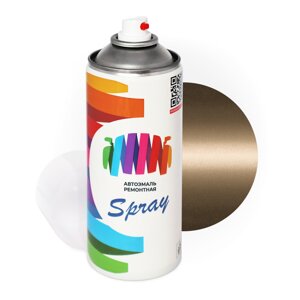 Аэрозольная краска для Chevrolet (Шевроле) «Rich Gold», код цвета 18U (коричневый), базовая автоэмаль, баллончик 520 мл.
