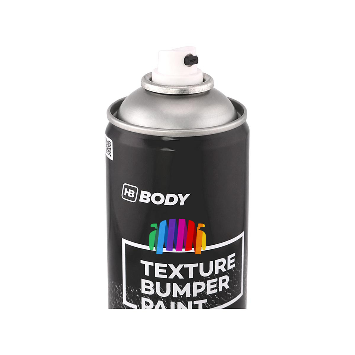 Текстурная краска для бамперов автомобиля Body Texture Bumper Paint черный аэрозоль 400 мл. 3