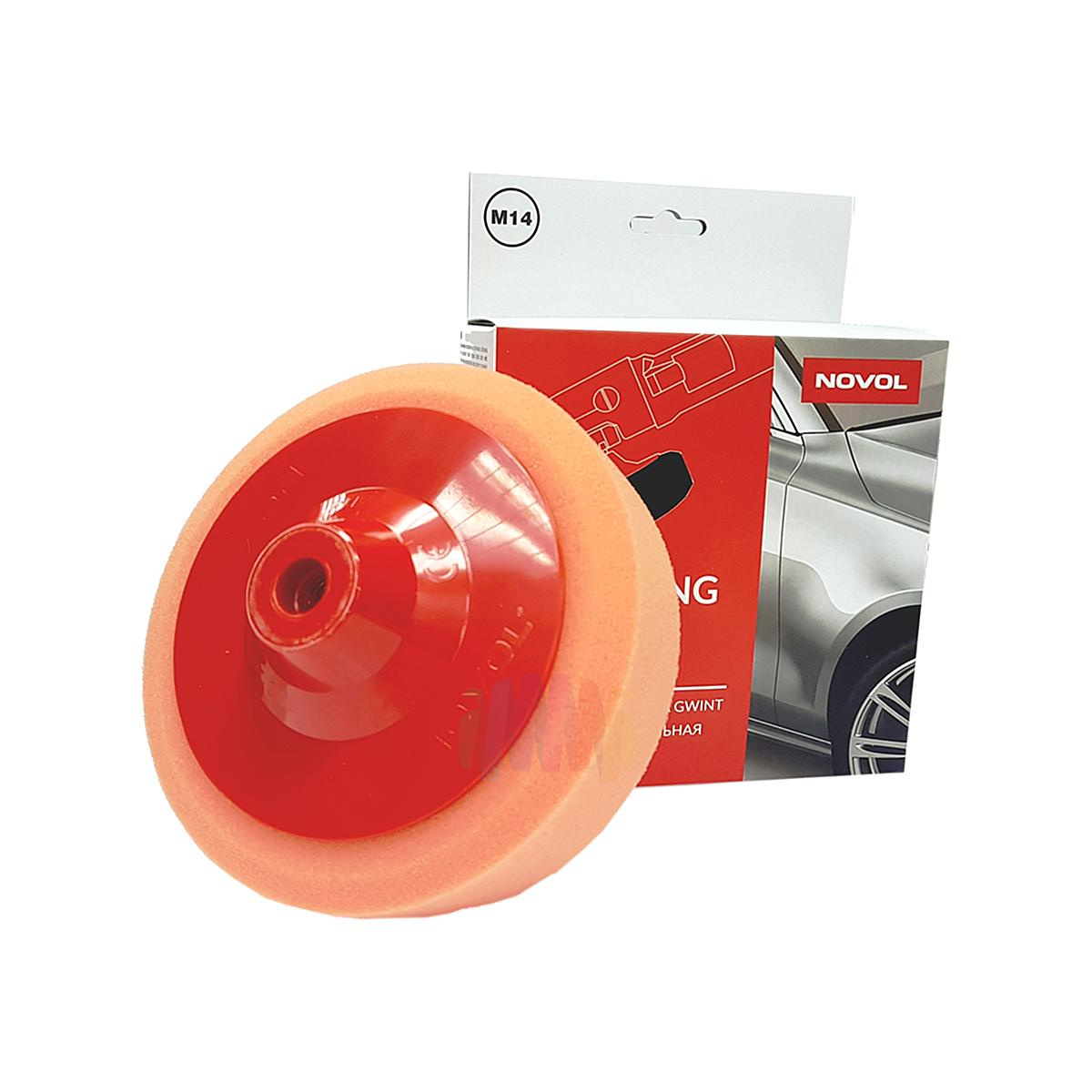 NOVOL Polishing Mop Круг полировальный средний тип Б с резьбой М14 (розовый)