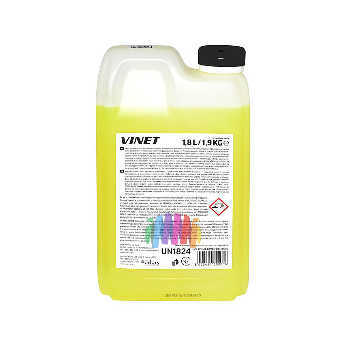 Atas Универсальное средство для очистки салона VINET (концентрат) 2 кг. 2