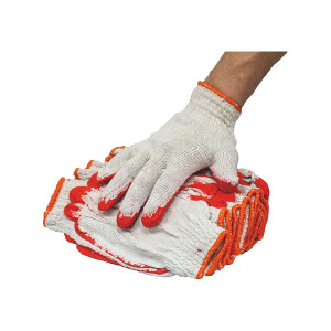 Перчатки прорезиненные (красные)