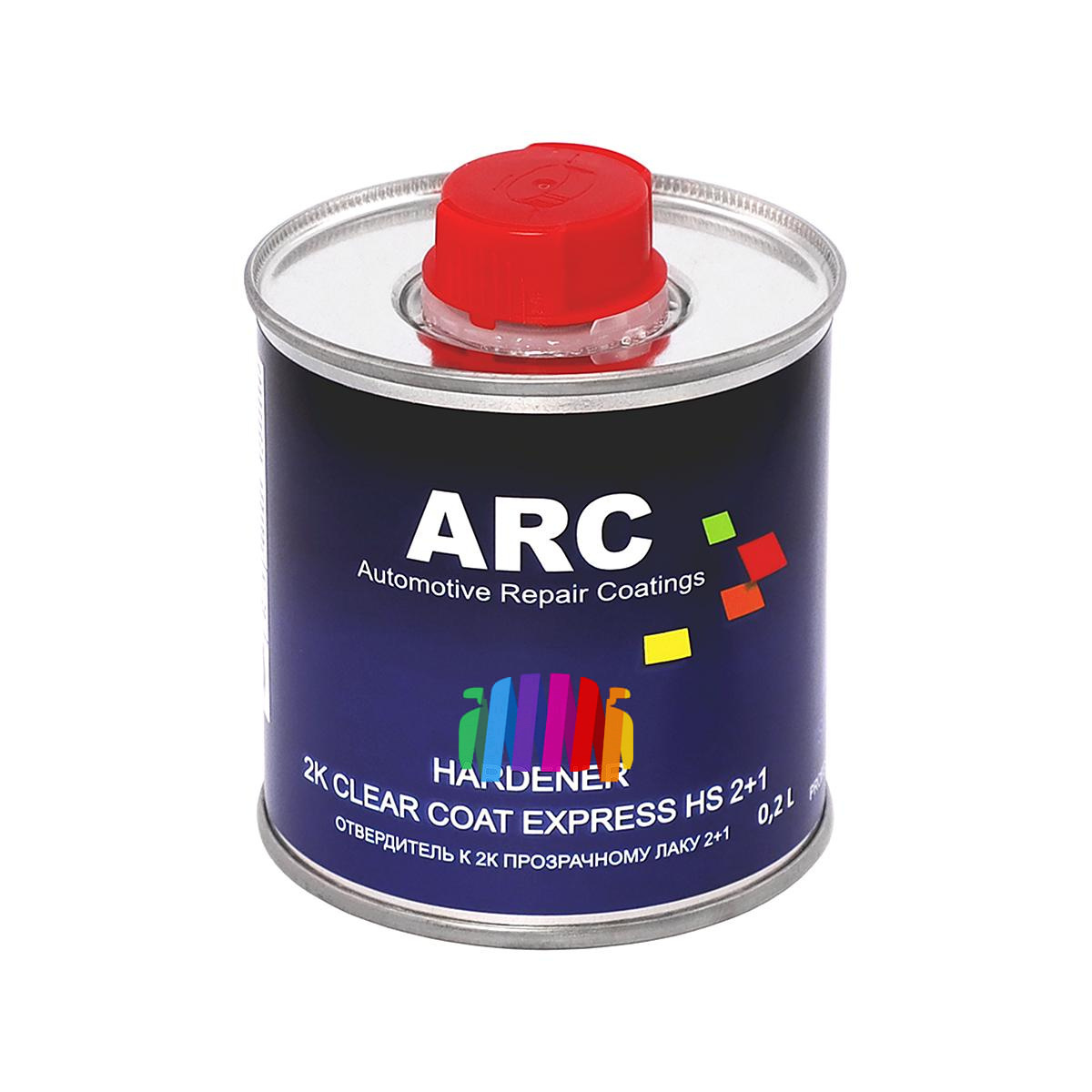 Прозрачный акриловый лак ARC 2K Express HS 2+1 Clear Coat 0,4 л. с отвердителем 0,2 л. 3