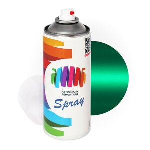 Аэрозольная краска для Hyundai (Хендэ) «Tropic Green», код цвета TP (зеленый), базовая автоэмаль, баллончик 520 мл.