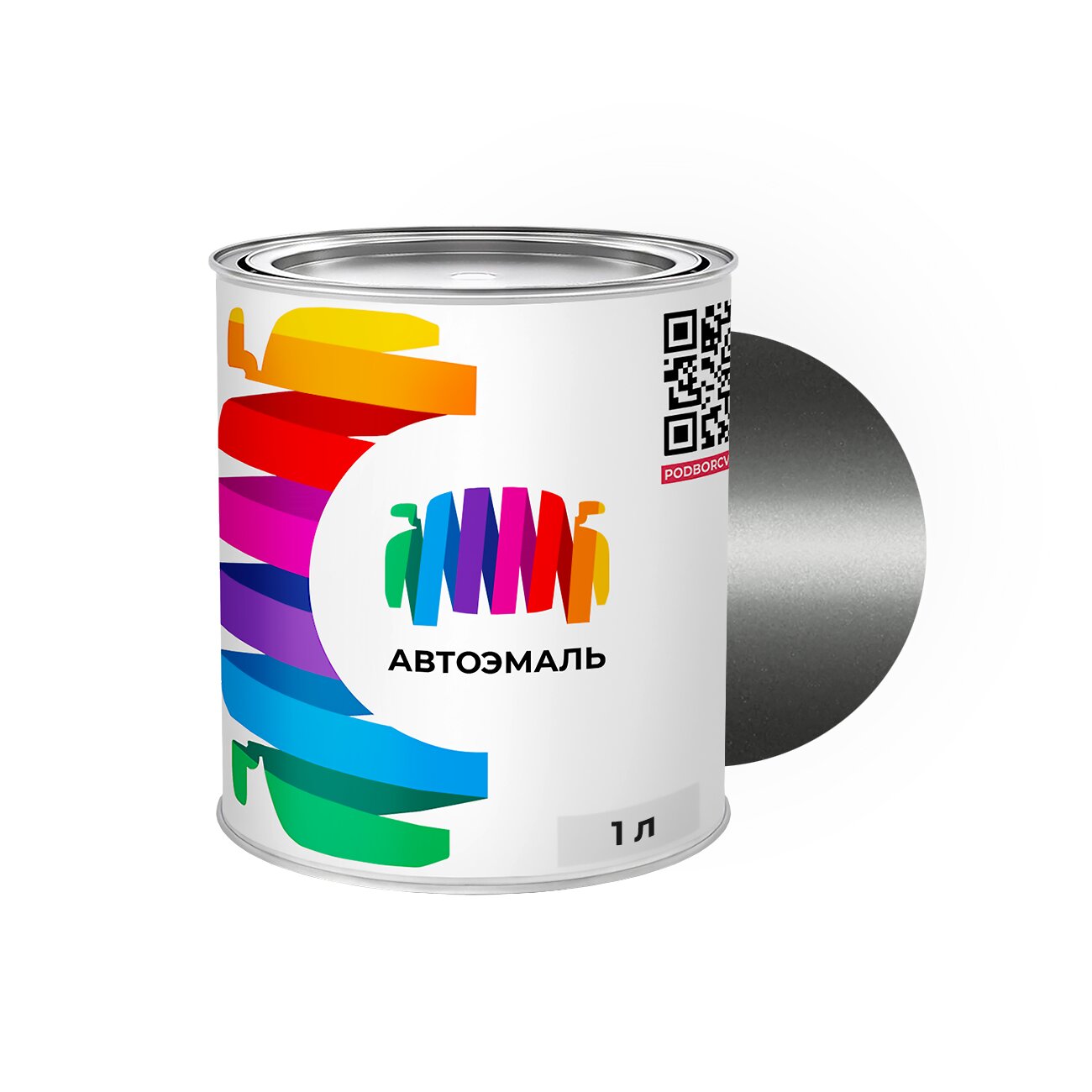 Автоэмаль Mazda (Мазда) «Silent Silver», код цвета XD (серый), базовая краска 1 л.